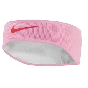 NWT Nike Y-Knit Fleece Lined Pink Headband